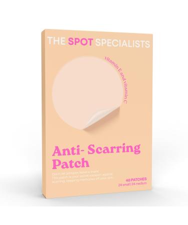 The Anti Scarring Patch (48 Patches) | Bespoke Formula Pimple Patches for Face to Fight Acne & Minimize Scars | Results After 6 Hours | Strategically Curated Ingredients | Created By Dermatologists 48 Count (Pack of 1) Anti Scarring Patches
