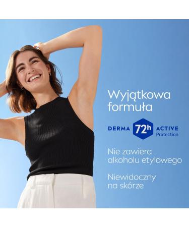  NIVEA NIVEA Invisible Fresh Roll On Antiperspirant Black and White 50 ml - Buy Online on GoSupps.com