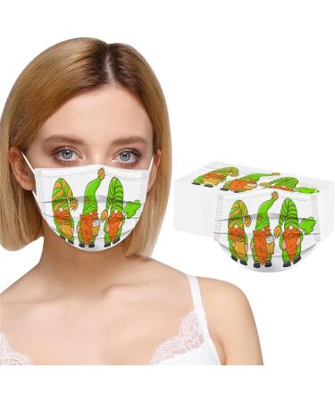 90Pcs Adult St. Patrick's Day Disposable_Face_M sks Gnomes for Holiday Party St Patricks Day Decorations Breathable Protection Saint Patricks Decor for Adults Women Men - Buy Online on GoSupps.com