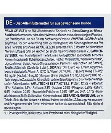 ROYAL CANIN Vdiet Dog Food Renal Select Bag 10 kg 32 Units - Buy Online on GoSupps.com