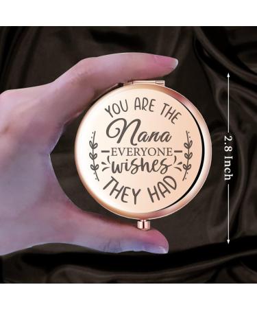 Rose Gold Compact Mirror: Unique Gifts for Grandma - Mother's Day & Birthday Ideas - Buy Online on GoSupps.com
