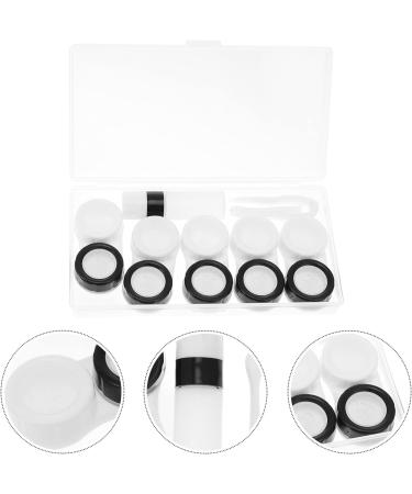 HEALLILY Contact Lens Case - 5PCS Travel Container Set with Tweezers & Mirror | Perfect for Outdoor Use - Random Colors - Buy Online on GoSupps.com