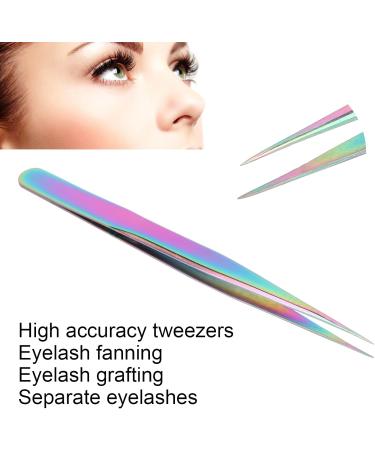 Professional Stainless Steel Nail Art Tweezers | Pointed Eyelash Extensions & Manicure Tools - Buy Online on GoSupps.com