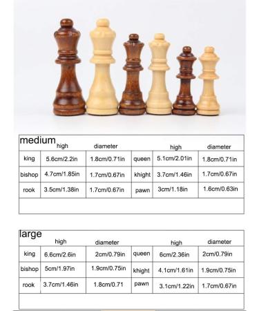 Wooden Magnetic Set with Portable Folding Chessboard for Study Family Party Game Chess Set (Size : L-34cm) (L) - Buy Online on GoSupps.com