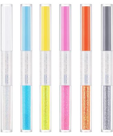 Colorful Eyeliner 6-Colors Dual Ended Colorful Eyeliner Set Colorful Neon Eye Liners for Women Waterproof Long Lasting Rainbow Eyeliner Pencil Quick Dry Eyes Makeup Kit Frifer - Buy Online on GoSupps.com