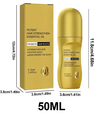  G n rique Hair Thickening Oil Scalp Moisturizer For Hair Loss Hair Strengthening Oil Rollerball Scalp Hair Loss Oil Scalp And Hair Oil 50ml Hair Thickening Oil Hair Repair Oil For Damaged Hair  - Buy Online on GoSupps.com