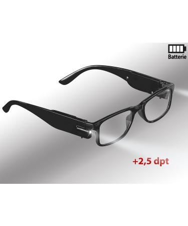 Pearl Glasses with LED Light - Fashionable Reading Aid 2.5 DPT Night Vision Glasses - Buy Online on GoSupps.com