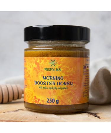 Honey fresh royal jelly and pollen x 250 g. Morning booster Propolis the best bio-stimulator for the body. - Buy Online on GoSupps.com