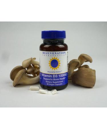 Rejuvenation Therapeutics Vitamin D3 - Bone Health Support (60 Vegan Capsules) - Buy Online on GoSupps.com