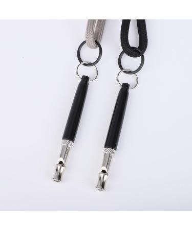 Dog Whistles for Recall Dog Whistle with Lanyard for Dog Training Equipment Dog Whistle to Stop Barking Silent Dog Training Whistle Good Frequency for Long Distance (Steel Whistle Black Rope) - Buy Online on GoSupps.com