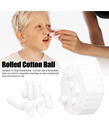 Rolled Cotton Balls - 100 Counts Cotton Gauze Rolls for Kids | Ideal for Nosebleeds & Oral Care | Soft & Safe for Under 6 Years - Buy Online on GoSupps.com