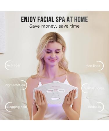 LED Face Mask Light Therapy - Red & Near Infrared Skincare Device for All Skin Types at Home - Buy Online on GoSupps.com