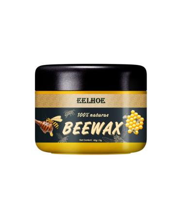 Wood Seasoning Beewax - Wood Seasoning Beeswax - Wood Floor Care Beeswax for Wood Polishing Wooden Floor Cabinetcare Supplies 12b Yellow B