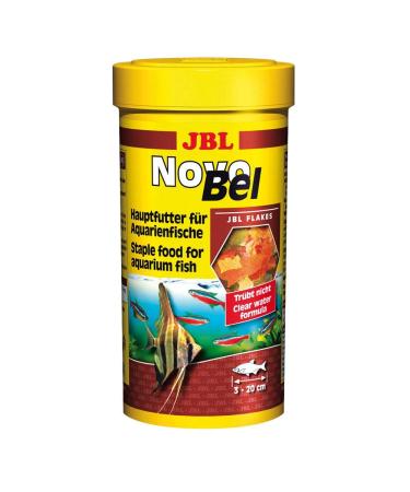 JBL NovoBel 30130 Complete food for all aquarium fish flakes 250 ml NovoBel 250 ml (1 pack) 3-20 cm fish size