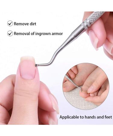 Premium Huture Haubzangen Short Corner Lifter & Nail Shaver Set - Stainless Steel Manicure & Pedicure Tools Kit - Buy Online on GoSupps.com