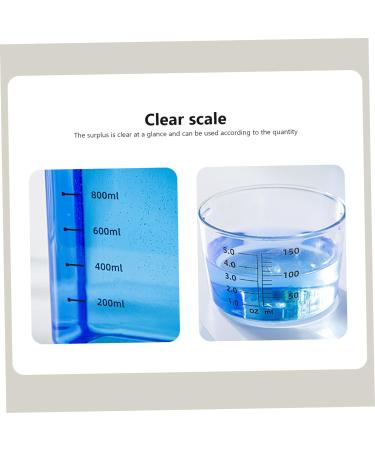 Laundry Detergent Dispenser 1800ml Clear Airtight Washing Powder Dispenser with Scale and Cup Detergen Box for Solid Liquid 15 * 10 * 19cm 1800ml With Scale - Buy Online on GoSupps.com