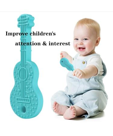 5 Pieces Baby Silicone Chewing Toy Set | BPA-Free Chewelry for Autism & ADHD | Soft Molar Bite Rings | Sensory Nursing Tools - Buy Online on GoSupps.com