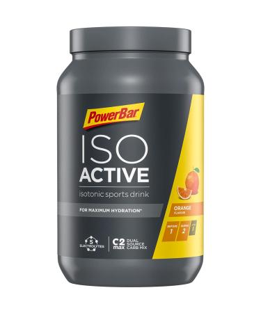 Powerbar Isoactive Orange 1320g - Isotonic Sports Drink - 5 Electrolytes + C2MAX Orange 1.32 kg (Pack of 1)
