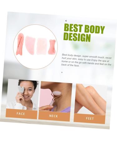 Beaupretty 16-Piece Gua Sha Tool Set - Pink Beeswax Stones for Body and Skin Massage - Handheld Scraping Boards for Full-Body Care - 12.4x4x0.8cm x 4 Pcs - Buy Online on GoSupps.com