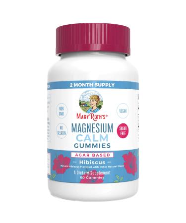 Magnesium Citrate Gummies by MaryRuth's | 2 Month Supply | Sugar Free | Magnesium Supplement | Calm Magnesium Gummies for Adults & Kids 4+ | Bone Nerve Gut Health | Vegan | Non-GMO | 60 Count Adult Gummies - Buy Online on GoSupps.com