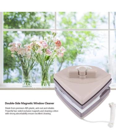 Glass Cleaning Brush Triangle Shape Glass Wiper Magnetic Double-Sided Hollow Glass Wiper Surface Cleaning Brush Pad Tool Window Cleaner - Buy Online on GoSupps.com