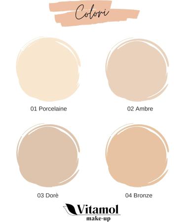  Vitamol Vitamol Makeup Compact Powder for Makeup Setting 6g (Gold) - Buy Online on GoSupps.com