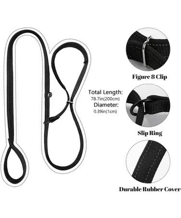 Dog Head Collar All in one Headcollar Lead No-Pull Head Collar for Dogs No Pull Training Tool for Dogs on Walks Adjustable Dog Lead 2m for Small Medium and Large Dogs - Buy Online on GoSupps.com