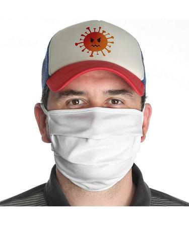 Buy Maskworld Organic Cotton Face Masks - Reusable & Washable - Set of 5 White Everyday Masks - International Shipping Available - Buy Online on GoSupps.com