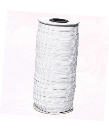Gatuida Elastic Band Earrings - Handmade White Cord Spool for Face Masks | 5000x0.4cm Sewing Thread - Buy Online on GoSupps.com