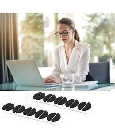 KXUSW Self-Adhesive Nose Pads for Glasses - 24 Pairs Soft Foam Anti-Slip Thin 1.5mm Black - Buy Online on GoSupps.com