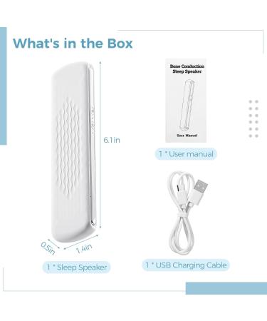 Bone Conduction Pillow Speaker | Portable Bluetooth Sleep Headphones for Deep Sleep | Ideal for Side Sleepers & Travel | Fall Asleep Faster with Soothing Sounds - Buy Online on GoSupps.com