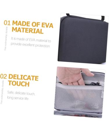Fomiyes 3-in-1 Storage Bag for Hair Clippers | Travel Razor Bag for Men | Organizer for Shaving & Trimming Accessories - Buy Online on GoSupps.com