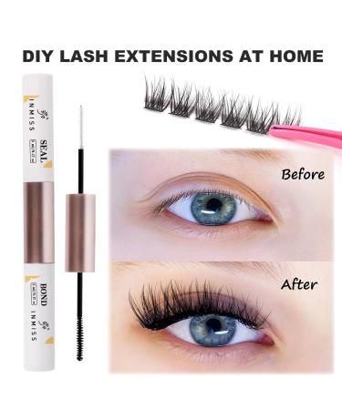 Buy Lash Bond and Seal Waterproof Glue for DIY Lash Extensions | 10ml Adhesive for Clusters & Individuals - Buy Online on GoSupps.com