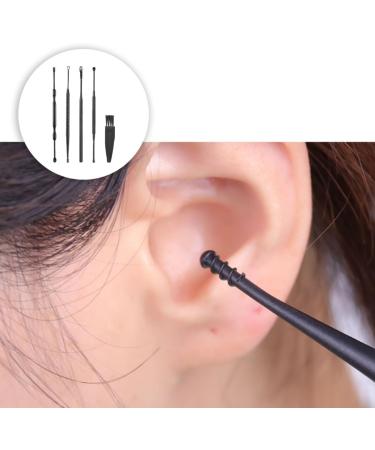 INOOMP Professional Ear Wax Clean Tool Set 5pcs Double Head Rotating Ear Scoop Cleaner Kit and Personal Hygiene - Buy Online on GoSupps.com