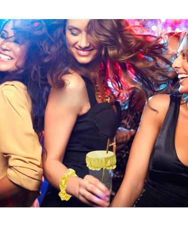 Buy Anti-Spike Drink Covers - Washable & Reusable Beverage Protection | Yellow & Green - Perfect for Parties & Safety - Buy Online on GoSupps.com