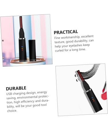 POPETPOP 1pc Eyelash Curler Heated Eyelash Brush Eyelash Curling Tool Eyelashes Curl Tool Eyelash Curling Clip Heated Lash Curler Eyelash Curling Iron Abs Beauty Salon Supplies Third Gear 14.2X1.9X.9CM - Buy Online on GoSupps.com