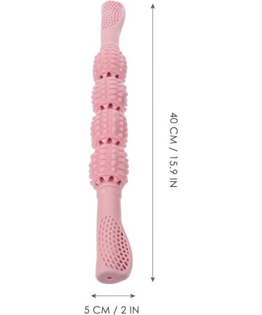 Exceart Scalp Massage Device - Pink Muscle Roller Stick for Neck & Legs | Deep Tissue Pain Relief - Buy Online on GoSupps.com