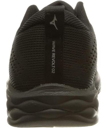 Mizuno Wave Revolt Road Running Shoes for Unisex Adults - EU Size 43 - Black Black Dshadow - International Shipping Available - Buy Online on GoSupps.com