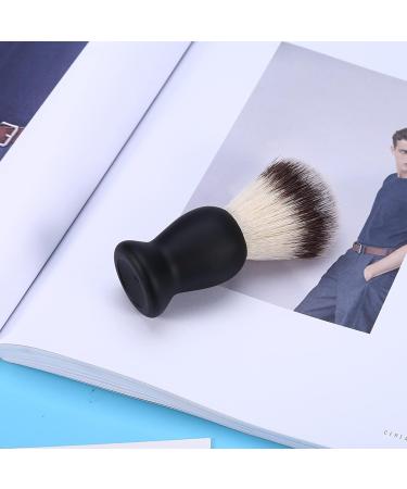 Men's Professional Shaving Brush & Hair Cleaning Brush - Wooden Handle Grooming Essential for Salon & Home Use - Buy Online on GoSupps.com