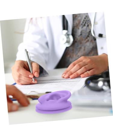DOITOOL 2pcs Colored Ear Model Piercing Jewelry Earring Holder Stand - Purple Ear Displays for Practice - 6.5x6.5CM - Buy Online on GoSupps.com