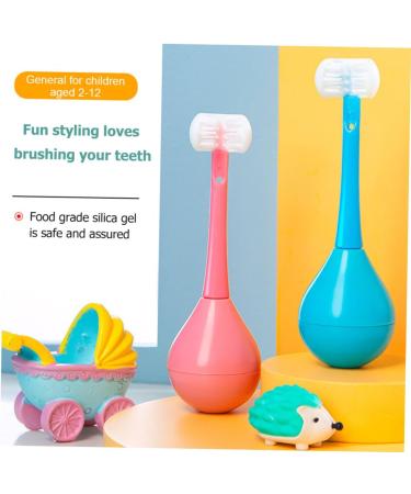 Mobestech 2-St Tumbler Toothbrush for Kids | U-Toothbrush Silicone | International Shipping Available - Buy Online on GoSupps.com