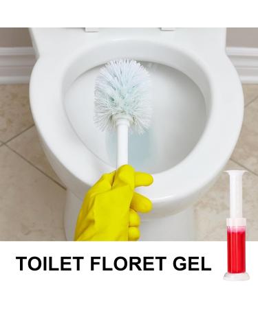 Toilet Bowl Cleaner Gel Stamp | Flower Toilet Bowl Cleaning Stamp Stops Limescale and Stains Scent Toilet Cleaner Bowl Gel Stamp Kit Air Freshener Red - Buy Online on GoSupps.com