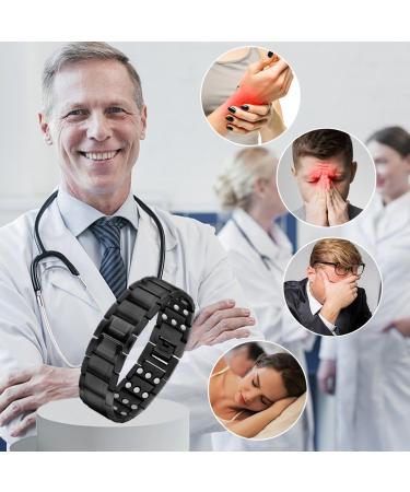 Vicmag Copper Bracelet for Men - Ultra Strength Magnetic Brazaletes (3 Row Black) - Includes Adjustment Tool & Gift Box - Shop Now! - Buy Online on GoSupps.com