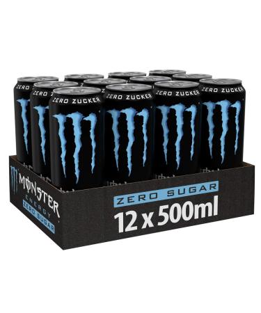 Monster Energy Zero Sugar & Ultra Gold Bundle - Zero Calorie Caffeine Energy Drink (12 x 500 ml) - Fruity Pineapple Flavor - International Shipping Available - Buy Online on GoSupps.com