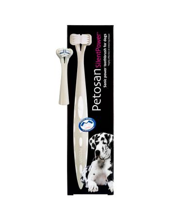 Petosan Silent Power Sonic Electric Toothbrush for Dogs  Sm-Lg