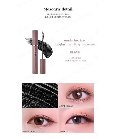 Mude Inspire Curling Mascara in Black - Lengthening and Volumizing Formula - Buy Online on GoSupps.com
