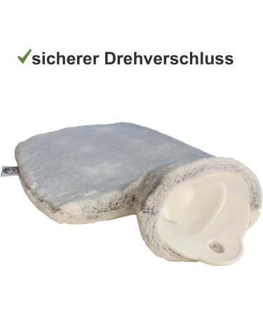 Buy Larovita Hot Water Bottle with Stars Cover - 1.8L Hugo Frosch INTERTEK Tested Odorless - International Shipping Available - Buy Online on GoSupps.com