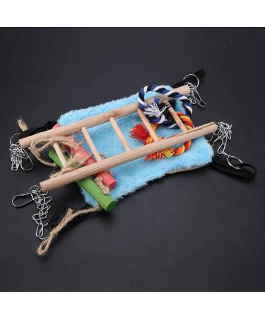 Hamster Swing Small Animal Suspension Bridge Squirrel Hanging Bed Hammock Stair Ladder Toy for Gerbil Rat Mouse Bird Parrots - Buy Online on GoSupps.com