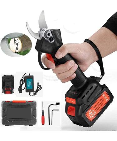 Professional Cordless Electric Pruning Shears 21V Tree Branch Pruner 30Mm Branch Cutter Cordless (2 Batteries) Small Gift - Buy Online on GoSupps.com