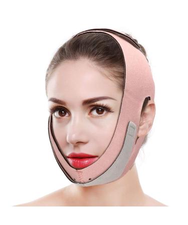 Losing weight belt v facial mask V facial tool correction 3DV facial association V form facial lifting stuck bandage shaper reduce the double chin (average size)